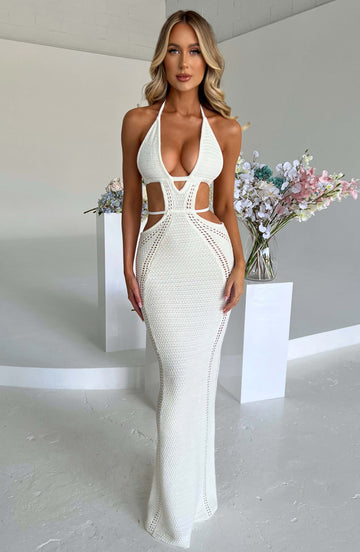 Arabella - Beyaz Maxi Elbise