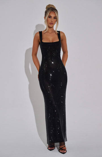 Petra - Siyah Maxi Elbise