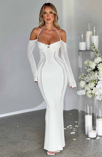Samariah - Beyaz Maxi Elbise