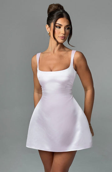 Sofie - Lila Mini Elbise