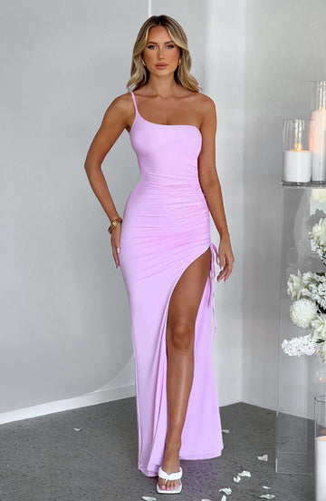Zuri - Pembe Maxi Elbise