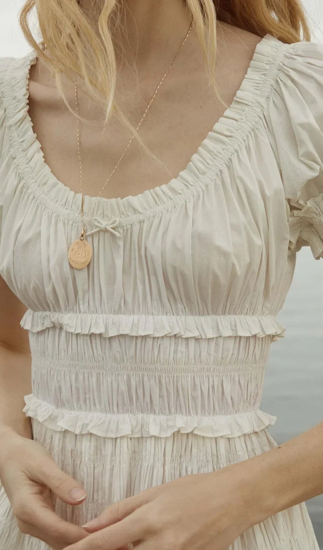 Fırfırlı Fit ve Flare Midi Elbise