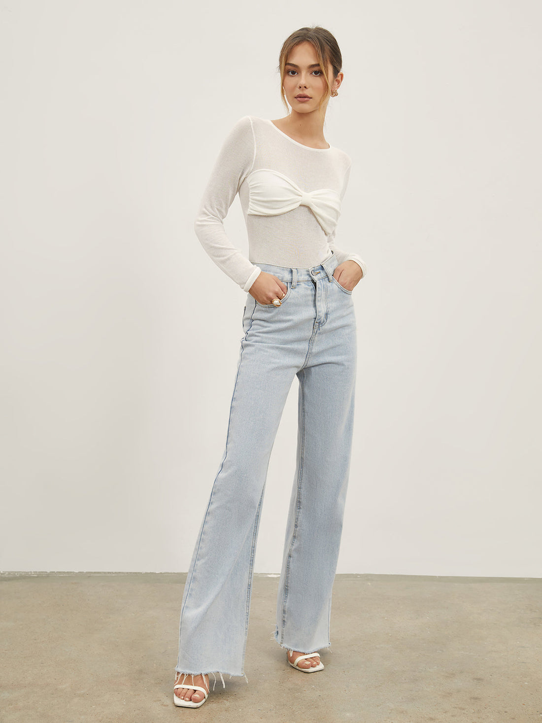 Denim Düz Paça Kot
