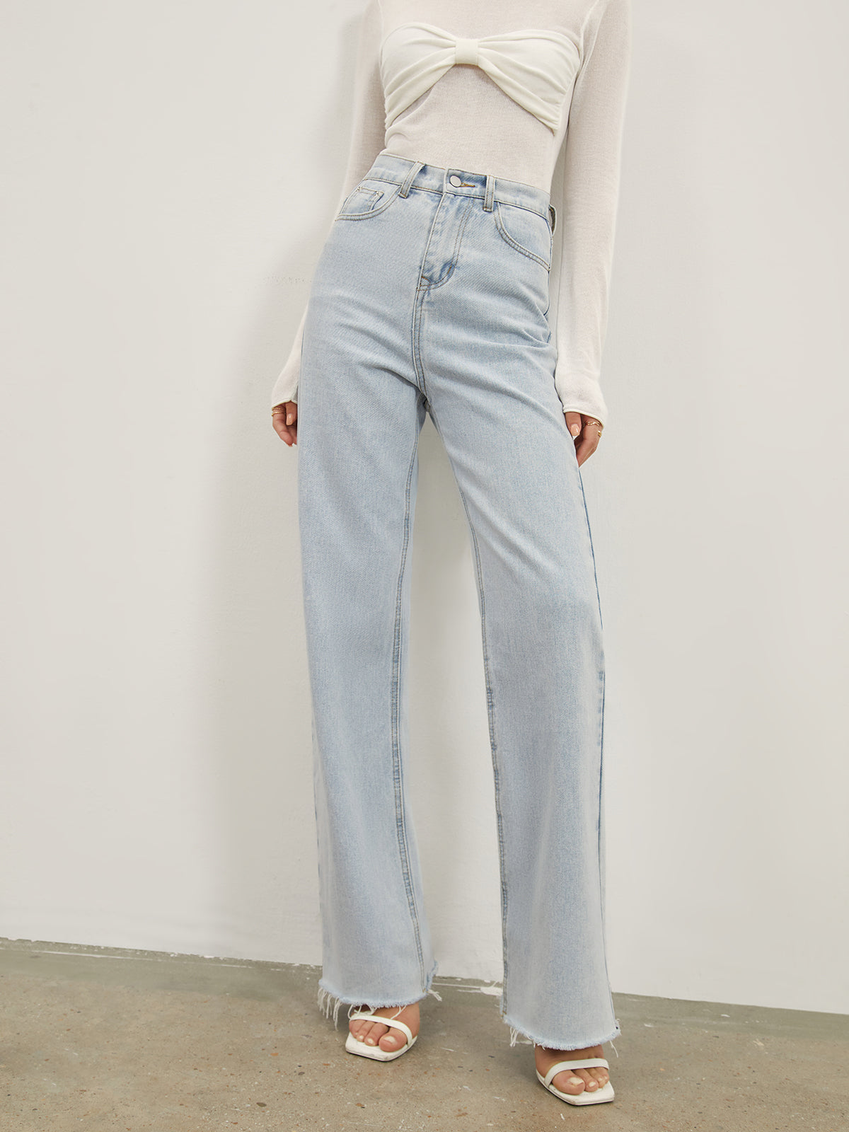 Denim Düz Paça Kot