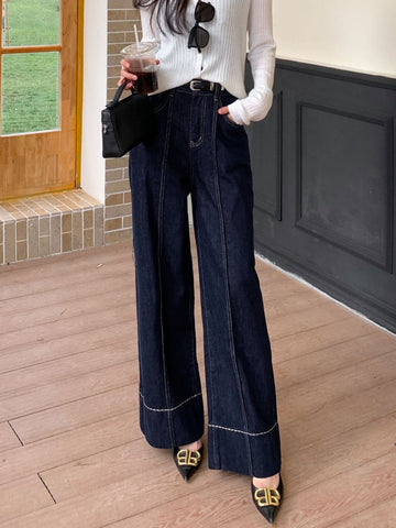 Geniş Paça Denim Kot