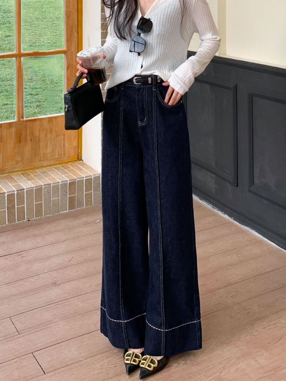 Geniş Paça Denim Kot