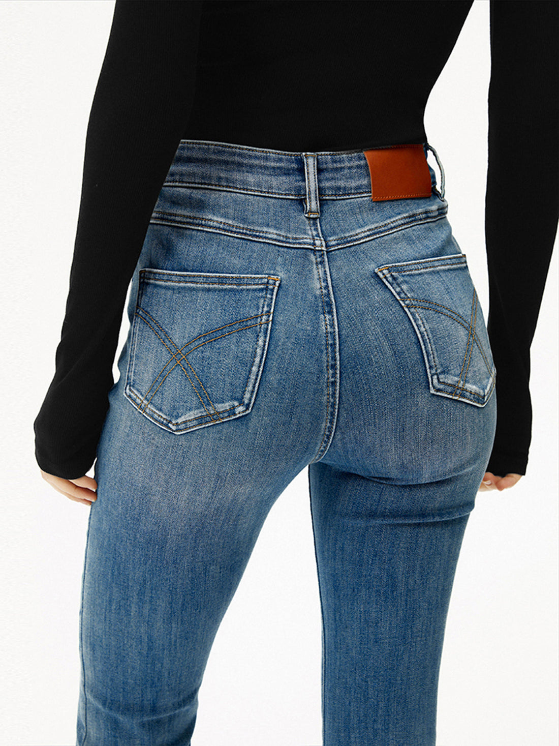 Yüksek Bel Denim Bootcut Kot Pantolon