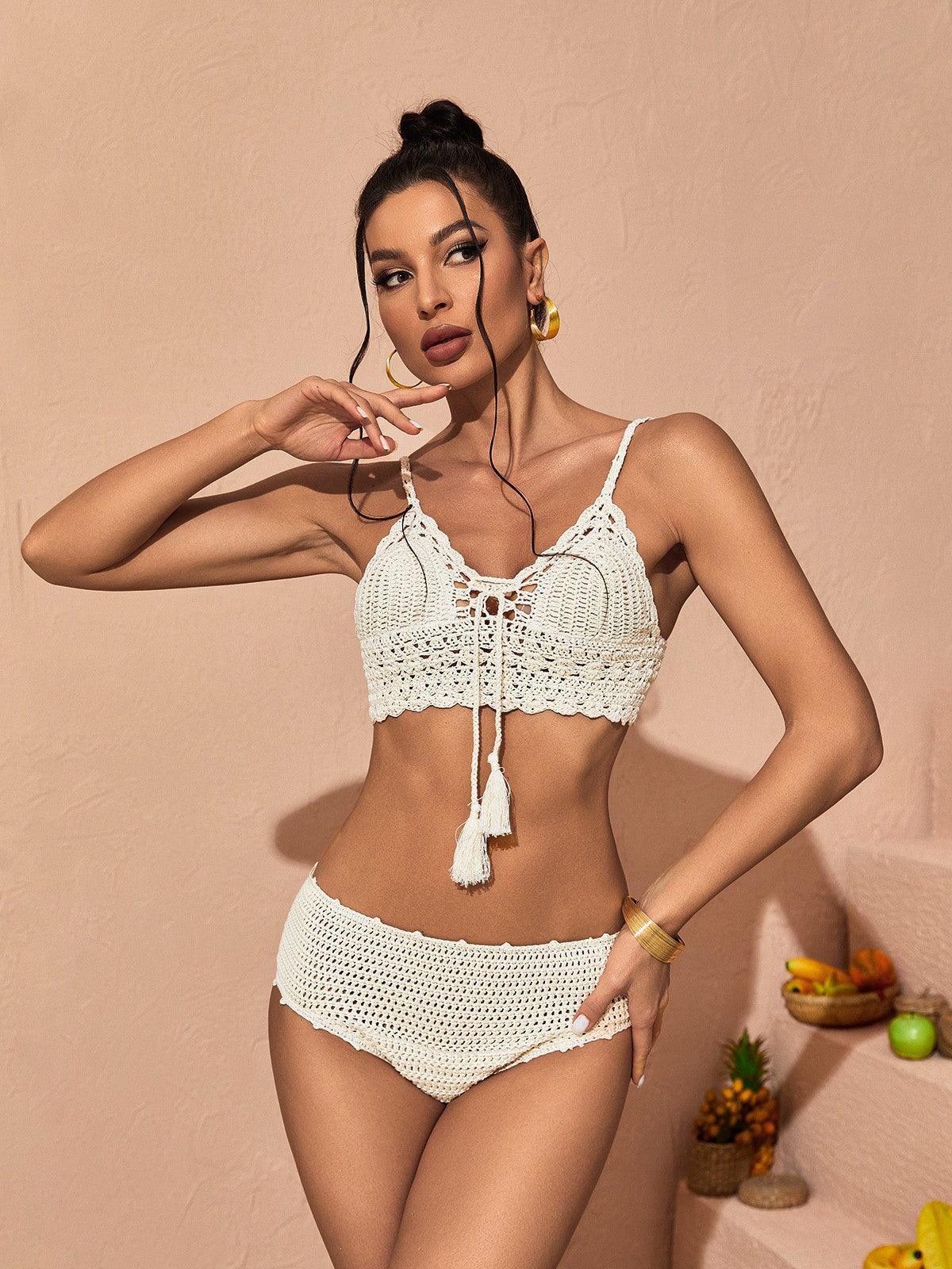 Etta Örgü Bikini İkili Takım