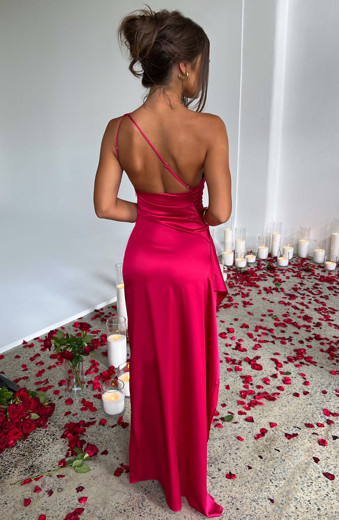 Ariel - Kırmızı Maxi Elbise