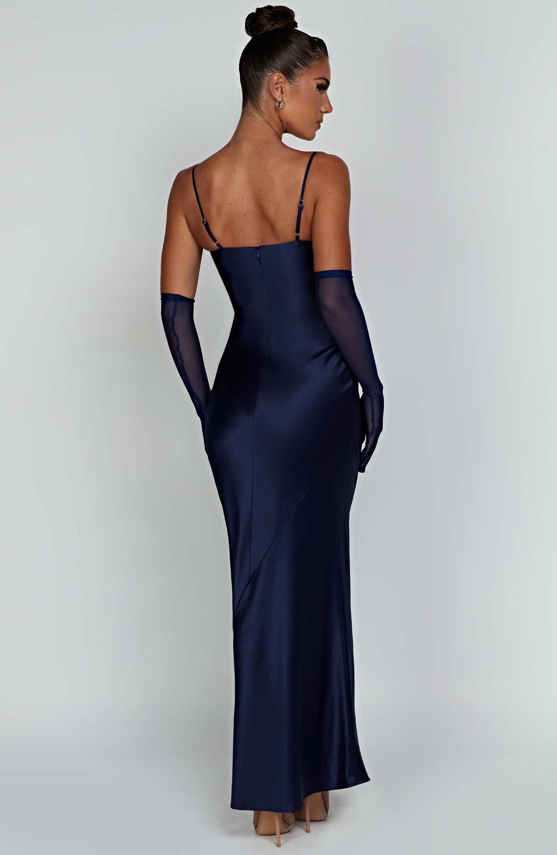 Athia - Lacivert Maxi Elbise