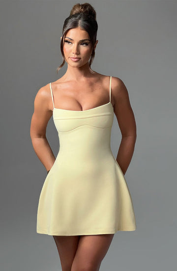 Dakota - Sarı Mini Elbise