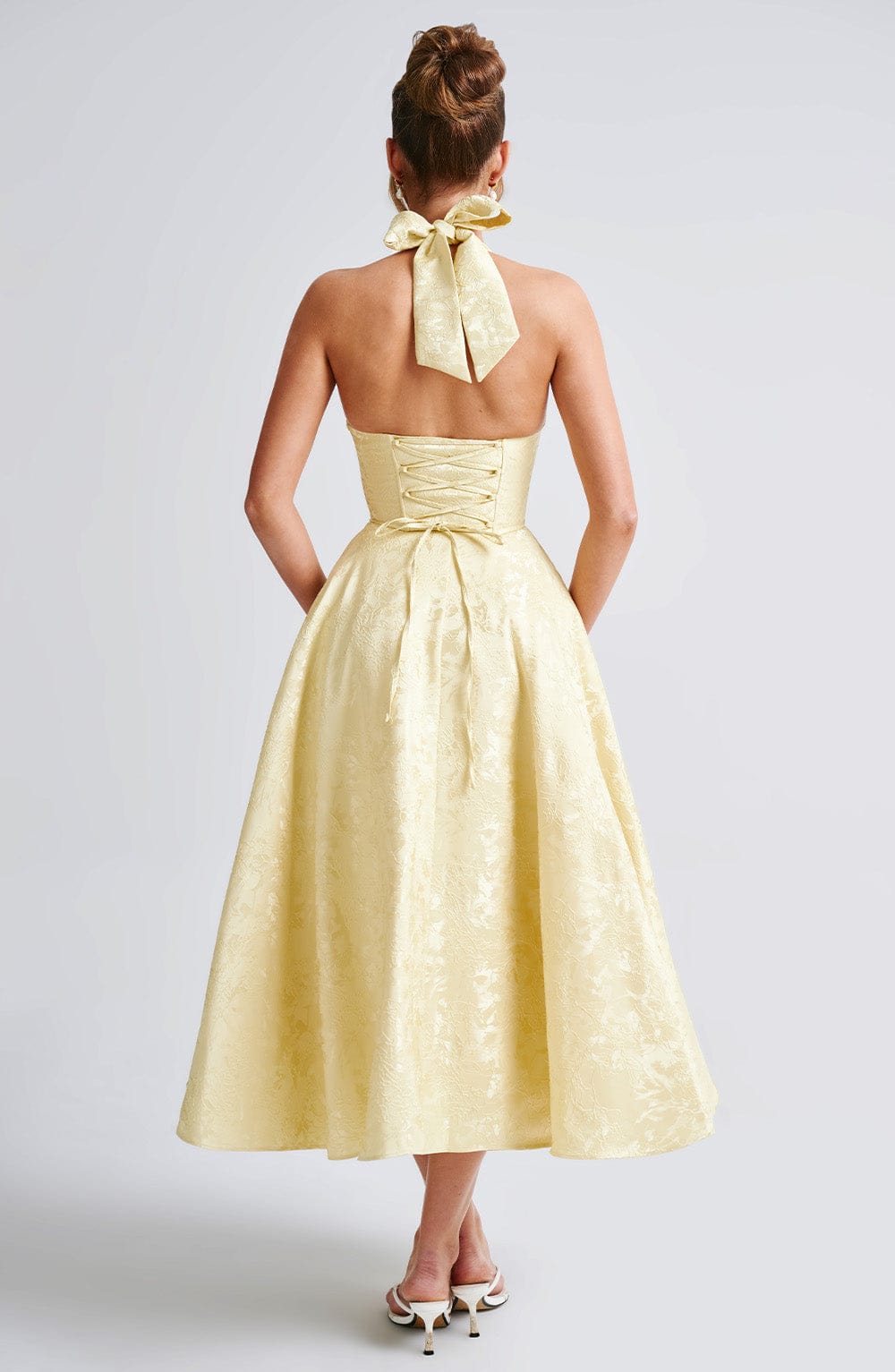 Effie - Limon Midi Elbise