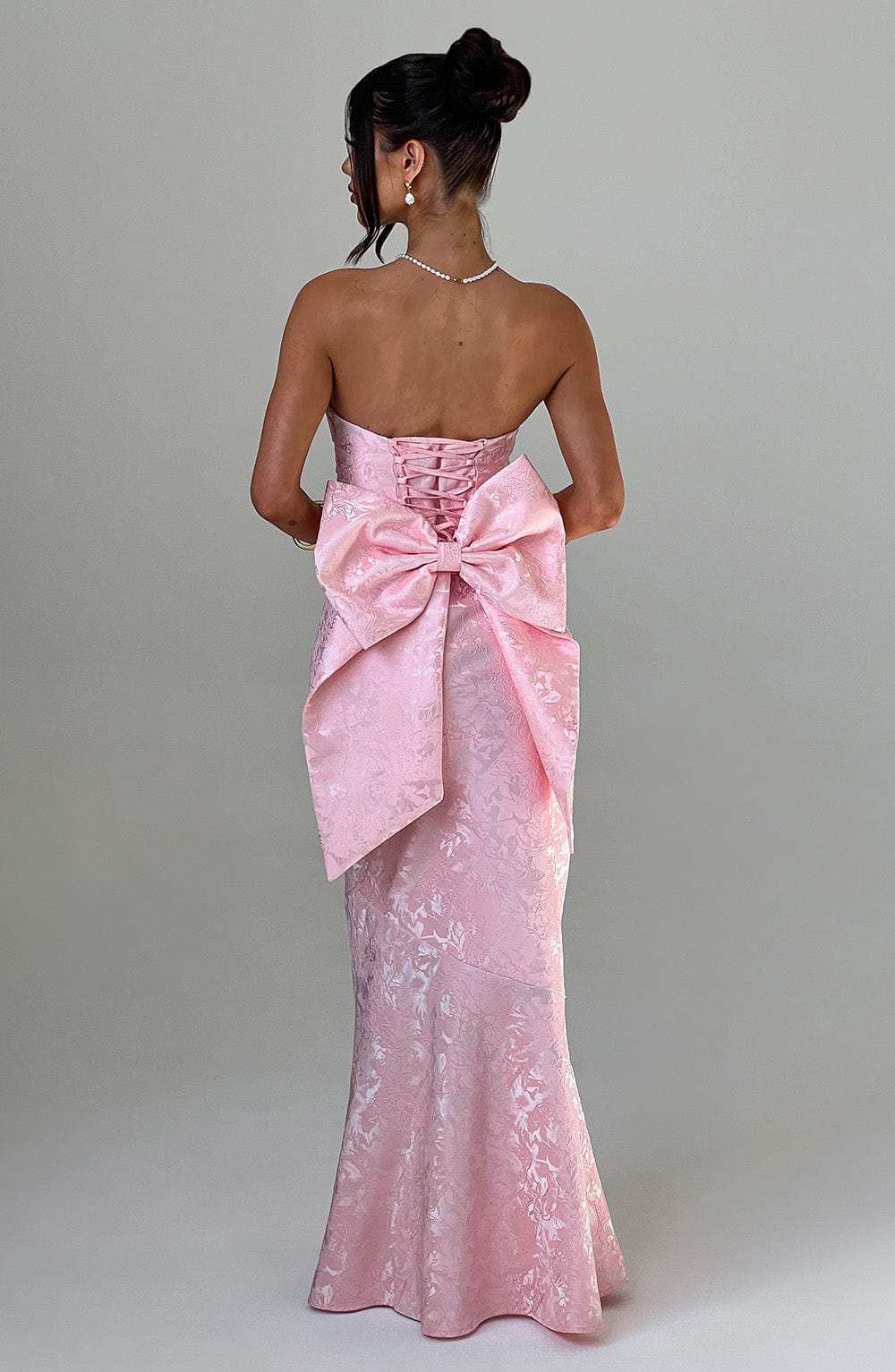 Felicity Maksi Elbise - Pembe