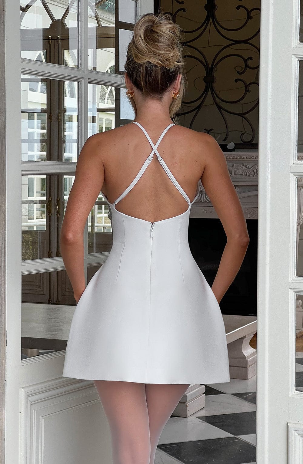 Jayne - Beyaz Mini Elbise