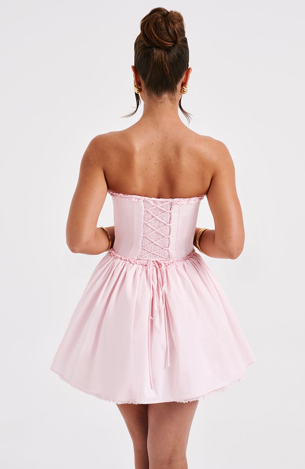 Maeve Mini Elbise - Pembe