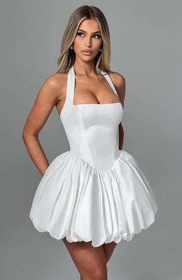 Maricia - Beyaz Mini Elbise