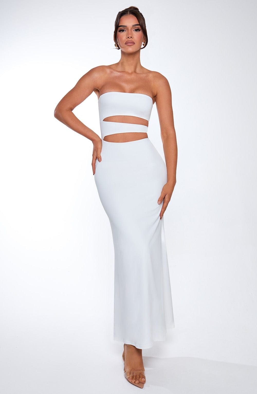Phoenix - Beyaz Maxi Elbise