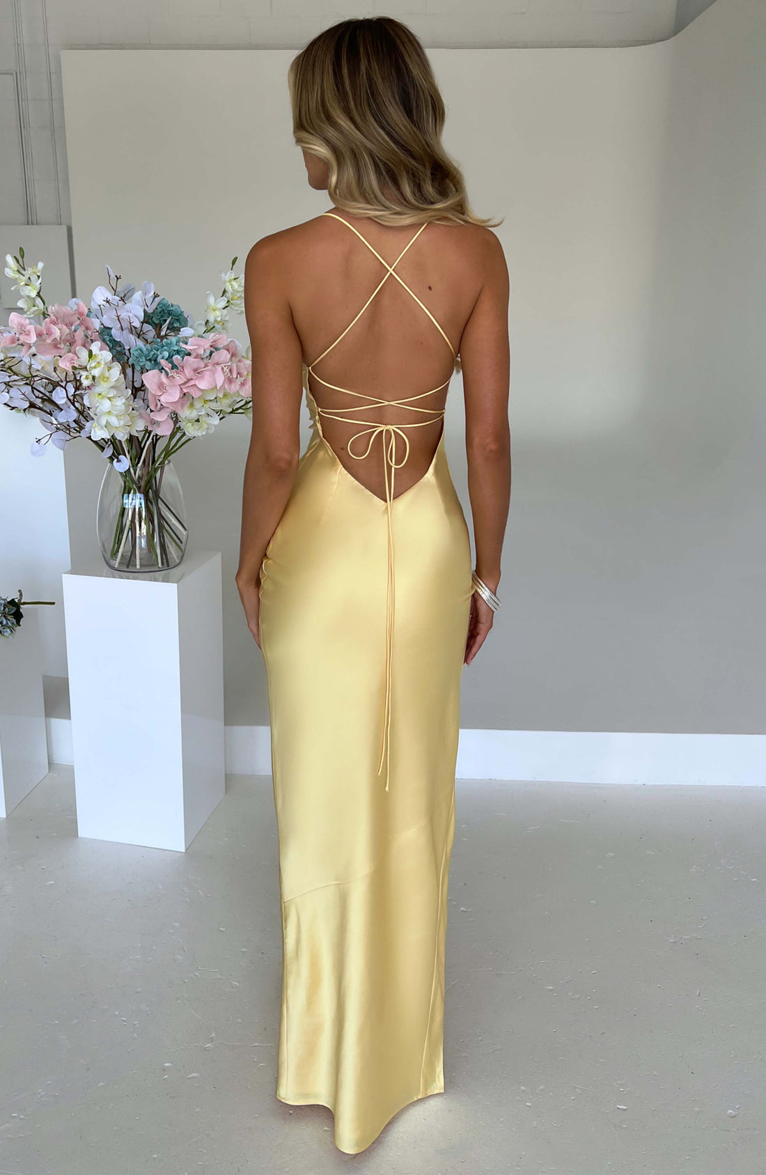 Misha - Limon Maxi Elbise