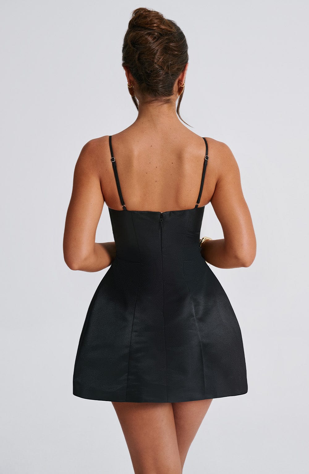 Nicole - Siyah Mini Elbise