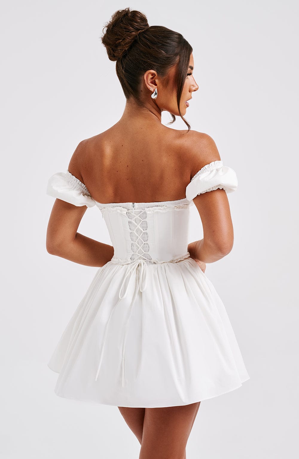 Penelope - Beyaz Mini Elbise