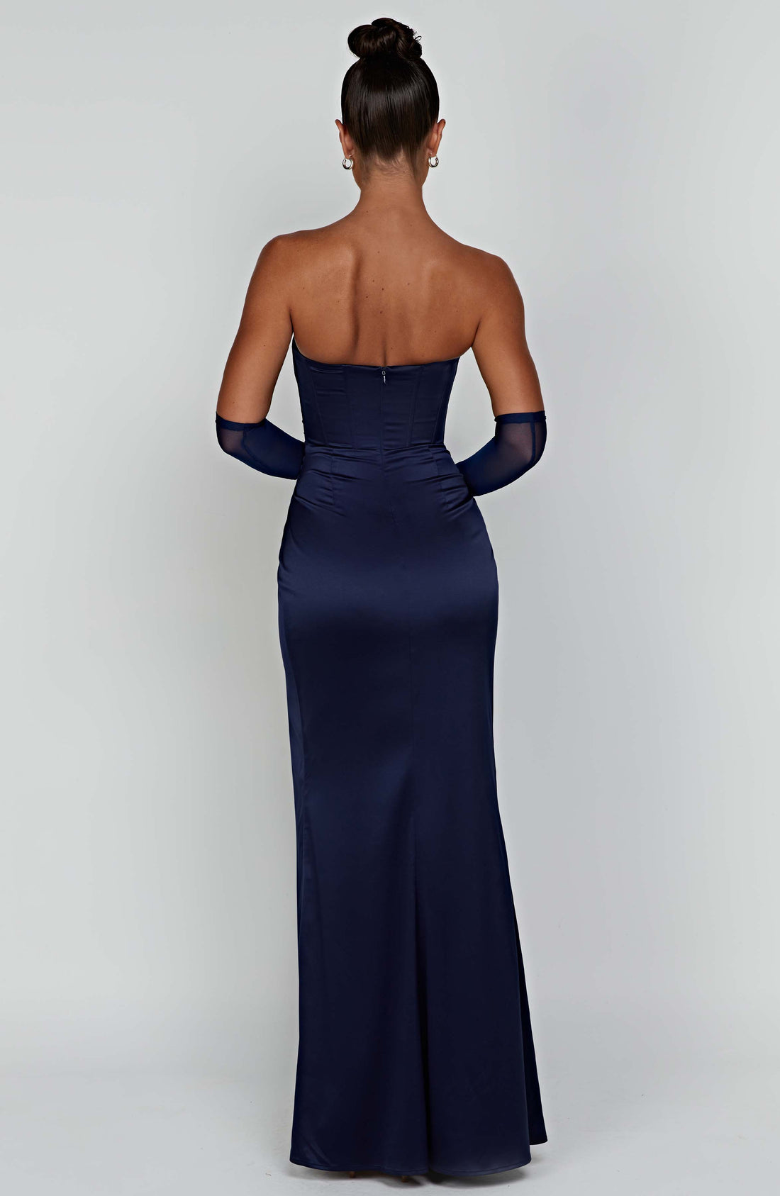 Safiya - Lacivert Maxi Elbise