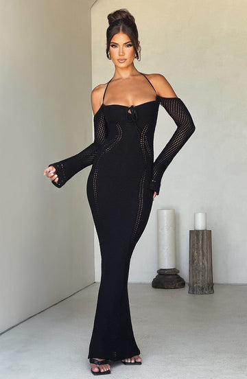 Samariah - Siyah Maxi Elbise