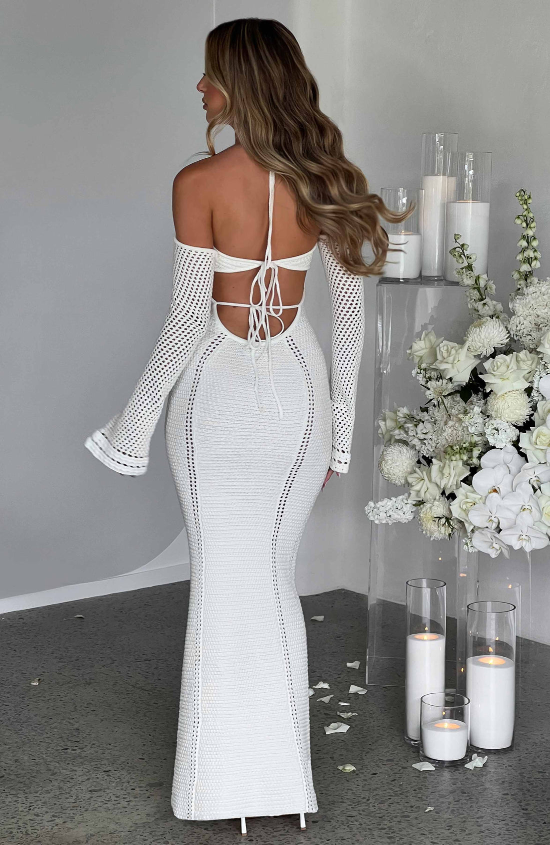 Samariah - Beyaz Maxi Elbise