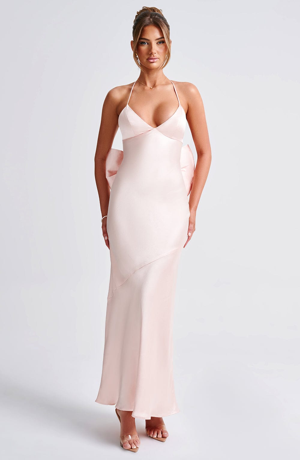 Sarita - Pudra Maxi Elbise