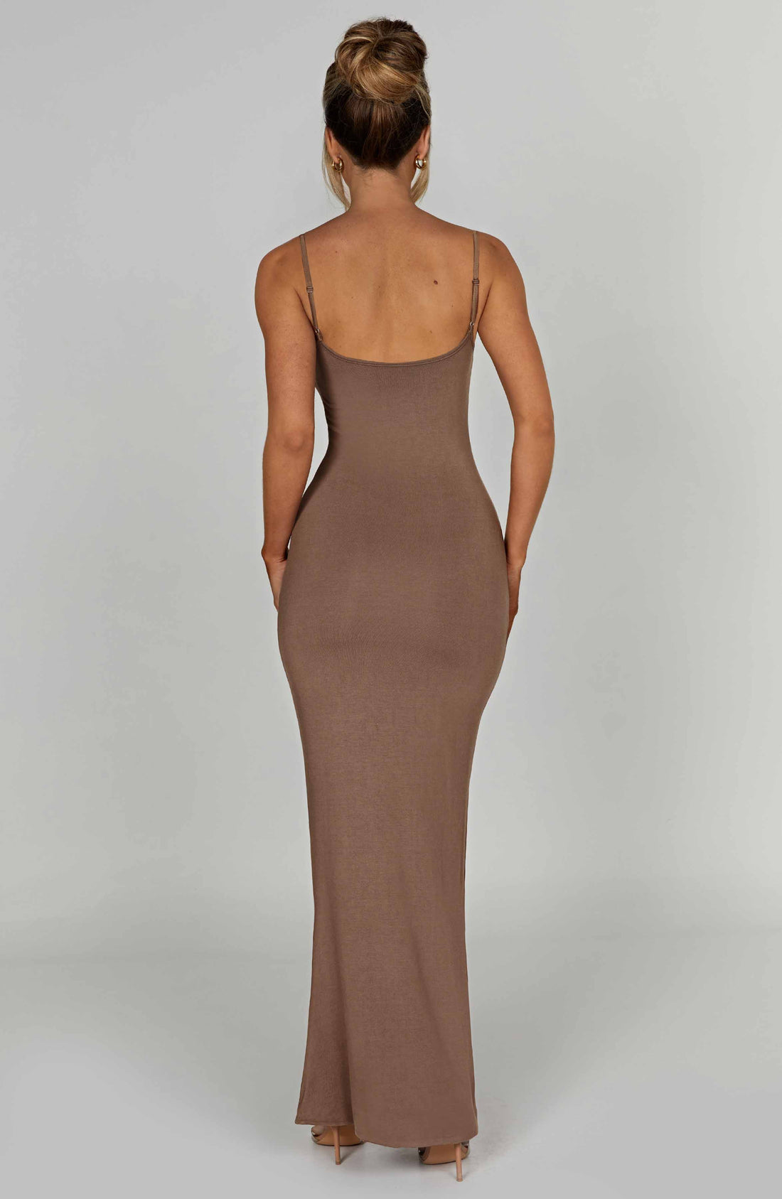 Saskia - Mocha Maxi Elbise