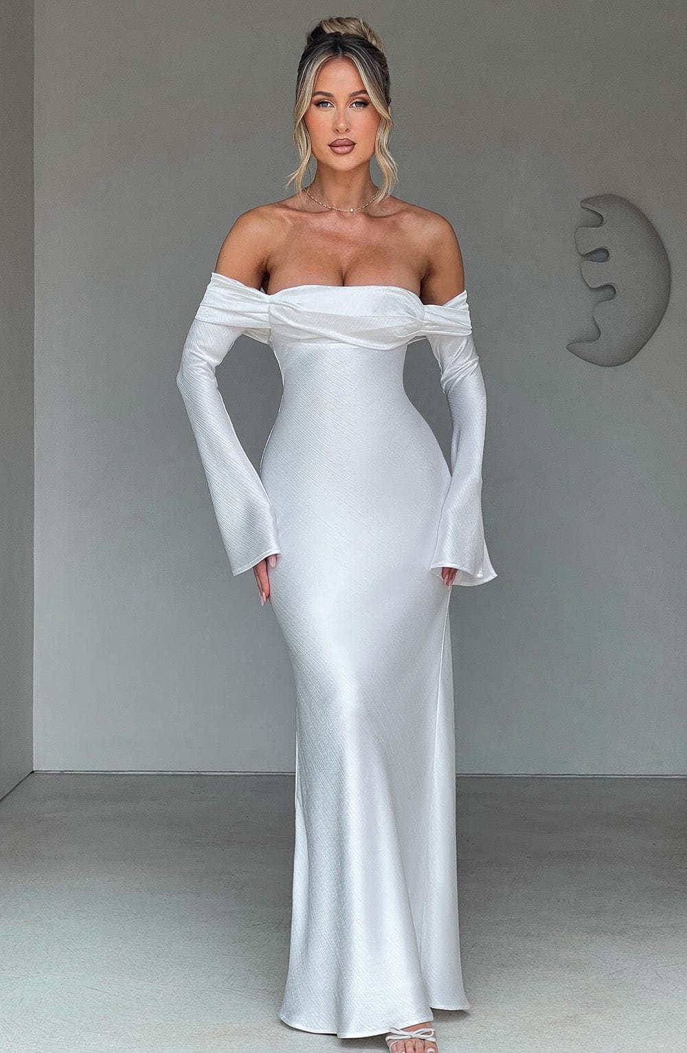 Selene - Fildişi Maxi Elbise
