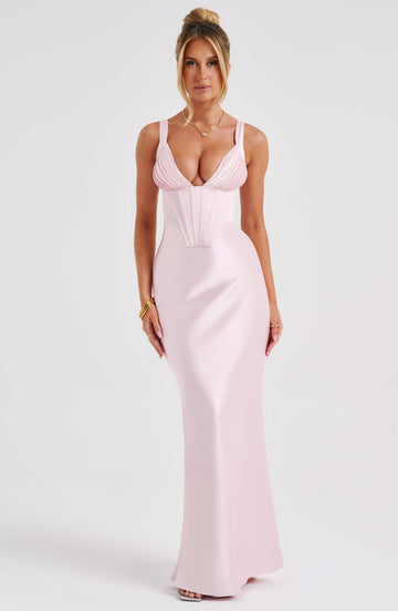 Shae - Pudra Maxi Elbise