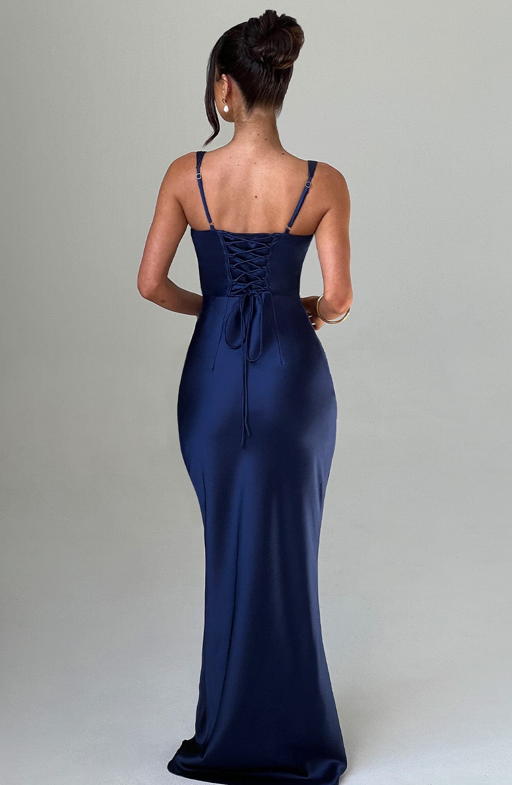 Shae - Lacivert Maxi Elbise