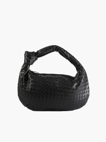 Woven Orta Boy Vegan Deri Çanta