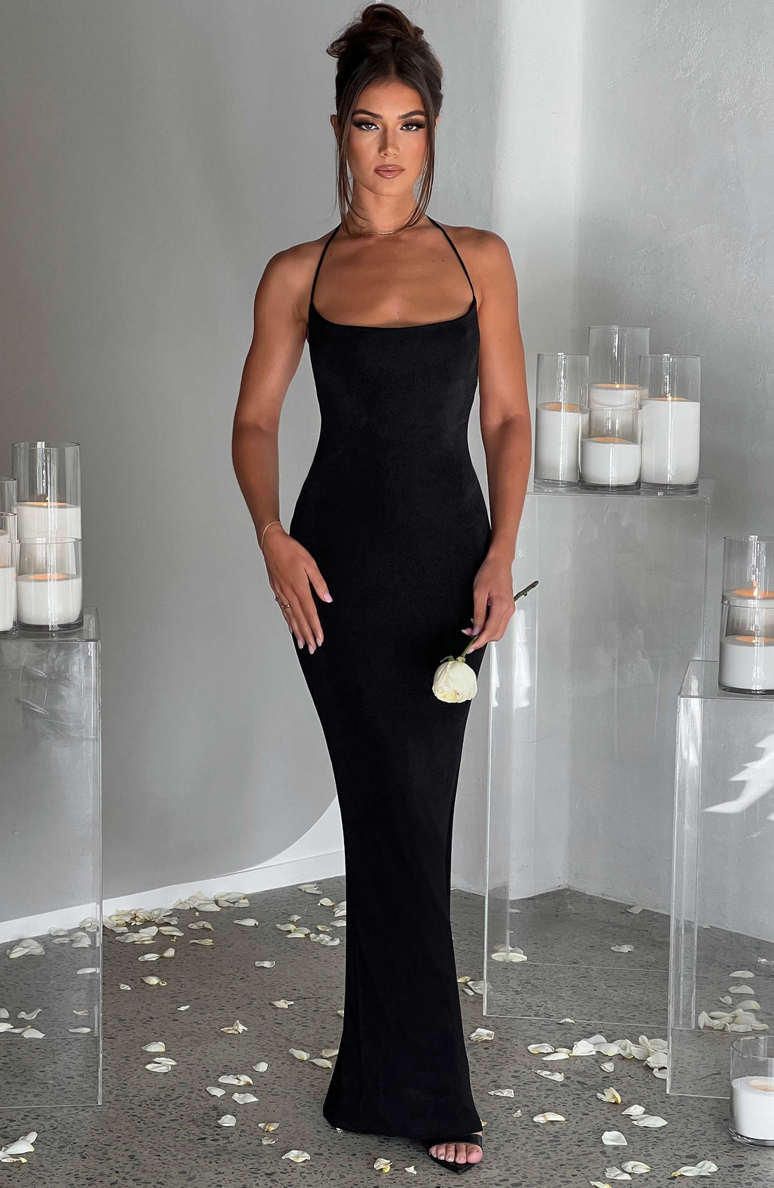 Talisa - Siyah Maxi Elbise