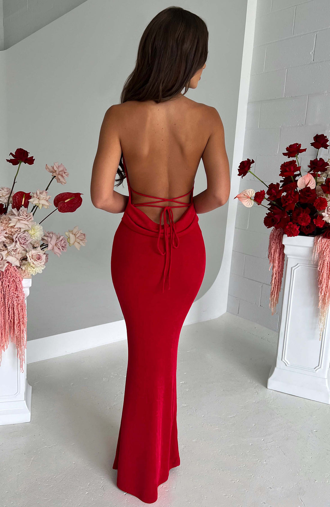 Talisa - Kırmızı Maxi Elbise