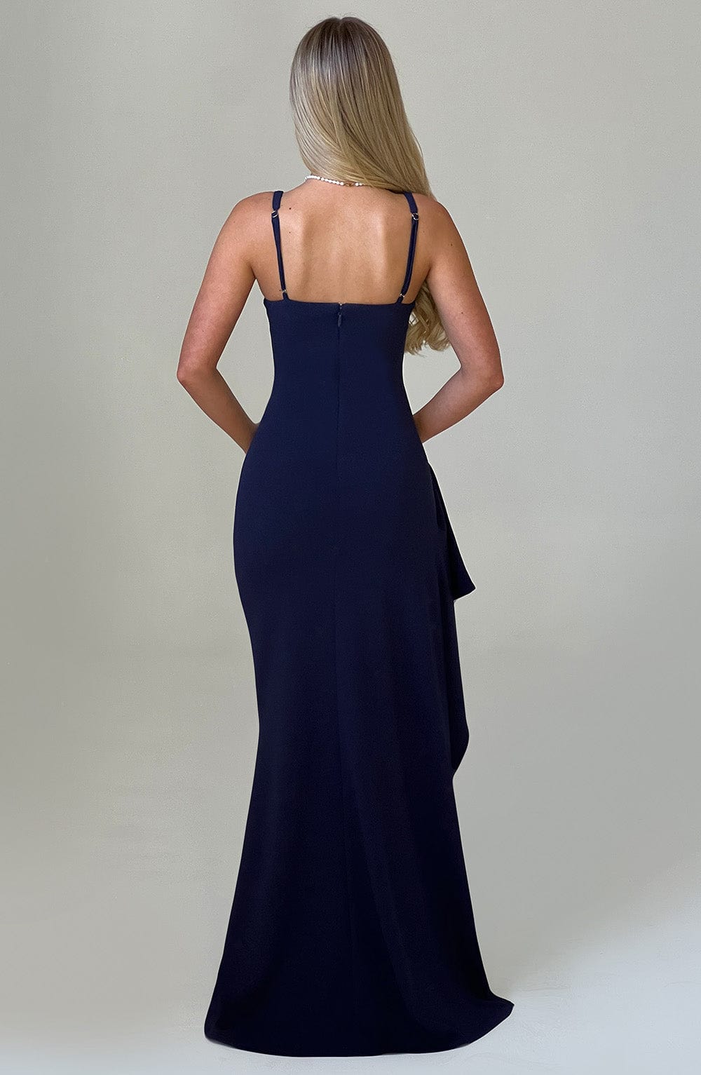 Violetta - Lacivert Maxi Elbise