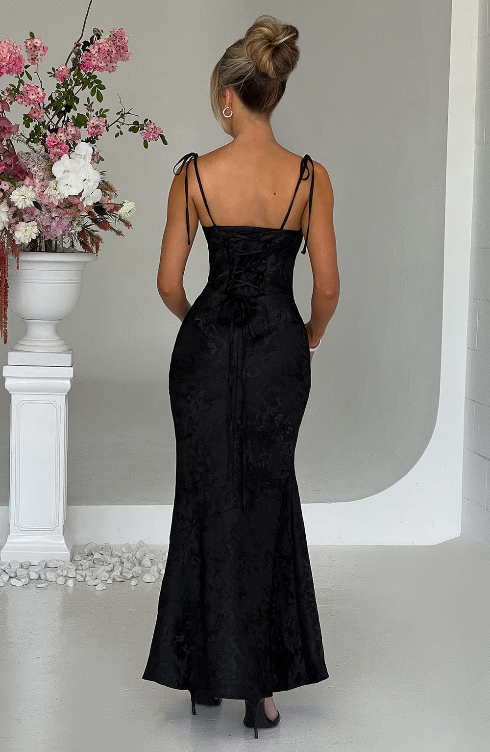 Whitney - Siyah Maxi Elbise